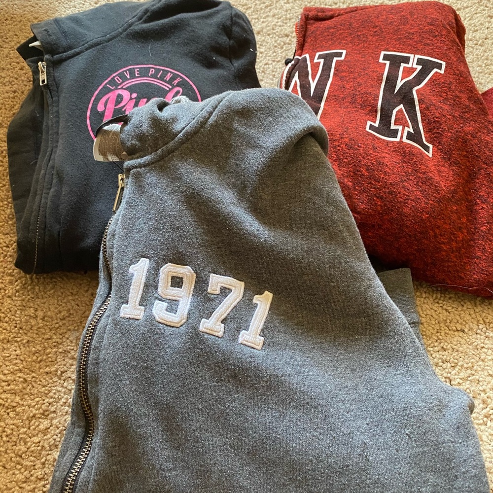 Pink hoodies Large